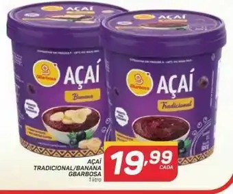 GBarbosa Açaí tradicional/banana gbarbosa litro oferta