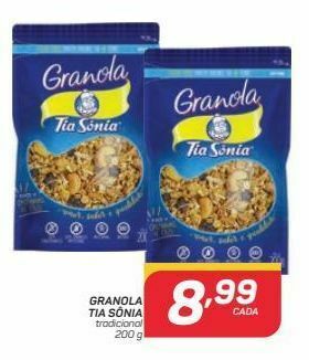 GBarbosa Granola tia sônia 200g oferta