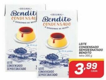 GBarbosa Leite condensado semidesnatado bendito 395g oferta