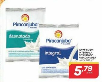 GBarbosa Leite em pó piracanjuba 200g oferta