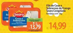Atacadão Filé de Coxa e Sobrecoxa de Frango Seara Congelada Bandeja oferta