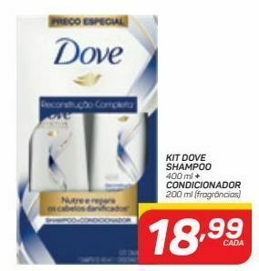 Kit dove shampoo + condicionador