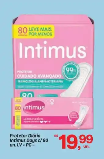 Protetor Diário Intimus Days c/80 un.