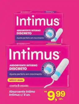 Fort Atacadista Absorvente Intimo Intimus c/8 un. oferta