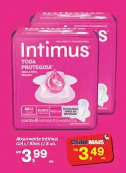 Fort Atacadista Absorvente Intimus Gel c/ Abas c/8 un. oferta