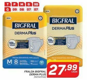GBarbosa Fralda bigfral derma plus oferta