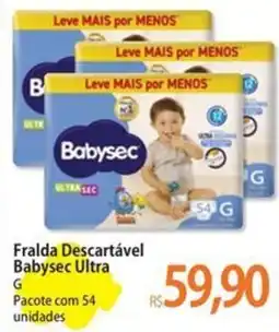 Atacadão Fralda Descartável Babysec Ultra oferta