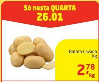 Tenda Atacado Batata lavada kg oferta