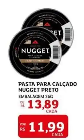 Pasta para calçado nugget preto