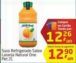 Tenda Atacado Suco de laranja natural one 2l oferta