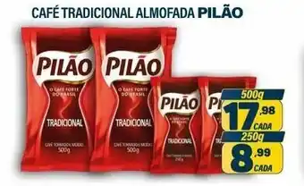 Dom Atacadista Cafe Tradicional Almofada Pilao 250g oferta