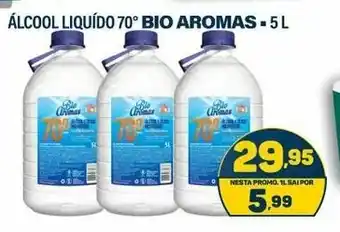 Dom Atacadista Alcool liquido 70 Bio Aromas 5L oferta