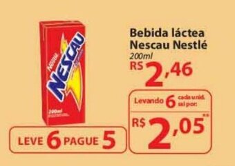 Nacional Bebida Lactea Nescau Nestle 200ml oferta