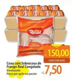 Atacadão Coxa com Sobrecoxa de Frango Real Congelada Envelopada oferta