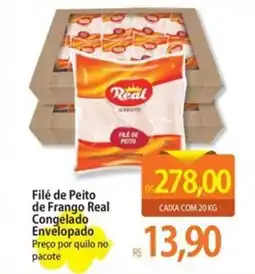 Atacadão Filé de Peito de Frango Real Congelado Envelopado oferta