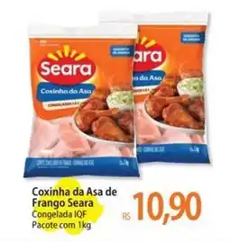Atacadão Coxinha da Asa de Frango Seara Congelada IQF Pacote oferta
