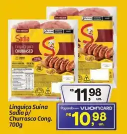 Fort Atacadista Linguiça Suína Sadia p/ Churrasco Cong. oferta