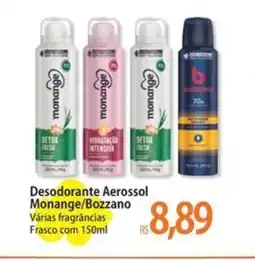 Atacadão Desodorante Aerossol Monange/Bozzano oferta