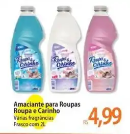 Atacadão Amaciante para Roupas Roupa e Carinho oferta