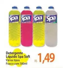 Atacadão Detergente Líquido Spa Soft Vários tipos Frasco oferta