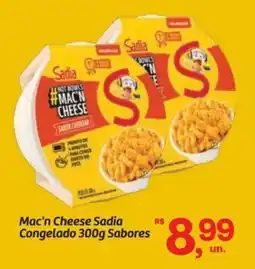 Fort Atacadista Mac'n Cheese Sadia Congelado Sabores oferta