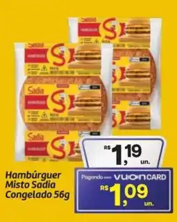 Fort Atacadista Hambúrguer Misto Sadia Congelado oferta