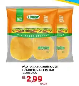Assaí Atacadista Pão para hamburguer tradicional limiar pacote oferta