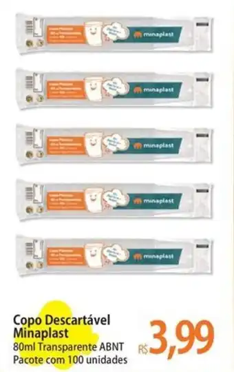 Atacadão Copo Descartável Minaplast oferta
