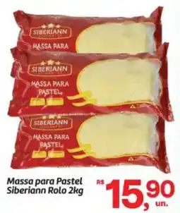 Fort Atacadista Massa para Pastel Siberiann Rolo oferta