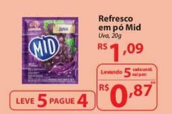 Refresco em po Mid 20g