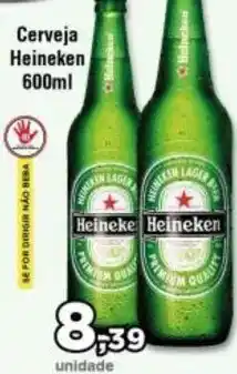 Copercana Cerveja Heineken 600ml oferta