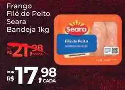 Super Luna Frango Filé de Peito Seara Bandeja oferta