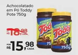 Super Luna Achocolatado em Pó Toddy Pote oferta