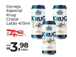 Super Luna Cerveja Especial Krug Cristal Latão oferta