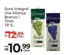 Super Luna Suco Integral Uva Aliança Branco/ Tinto oferta