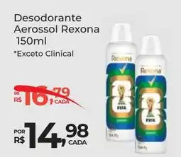 Super Luna Desodorante Aerossol Rexona oferta
