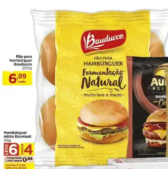 Pão para hambúrguer Bauducco