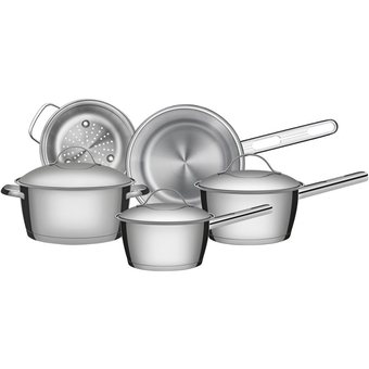 Benoit Conjunto de Panelas Tramontina Allegra 65650280 5 Peças Inox Fundo Triplo oferta