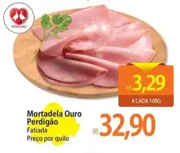 Atacadão Mortadela Ouro Perdigão oferta
