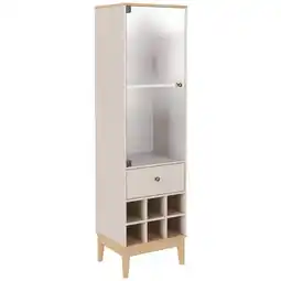 Benoit Cristaleira Movelbento MB 1145 MDP 1 Porta com Vidro e 1 Gaveta 180 x 50 x 40cm oferta