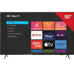 Benoit Smart TV AOC 50U6125 50 4K UHD Quad Core Dolby Atmos oferta