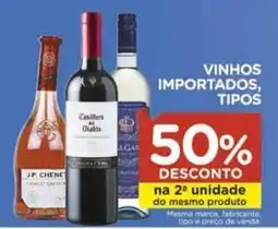 Carrefour Vinhos importados, tipos oferta