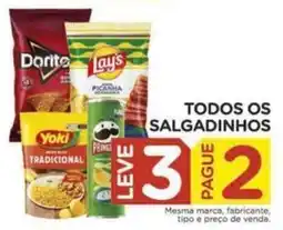 Carrefour Todos os salgadinhos oferta