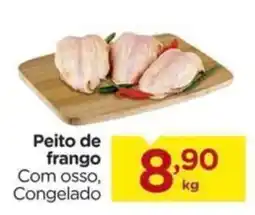 Carrefour Peito de frango Com osso, Congelado oferta