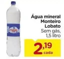 Carrefour Água mineral Monteiro Lobato Sem gás, oferta