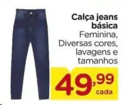 Carrefour Calça jeans básica oferta