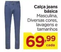 Carrefour Calça jeans básica Masculina, oferta