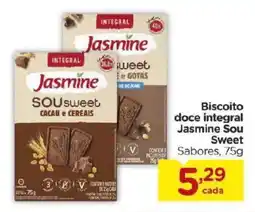 Carrefour Biscoito doce integral Jasmine Sou Sweet oferta