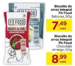 Carrefour Biscoito de arroz integral Fit Food Sabores, oferta