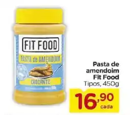 Carrefour Pasta de amendoim Fit Food Tipos, oferta